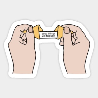 Fortune Cookie Sticker